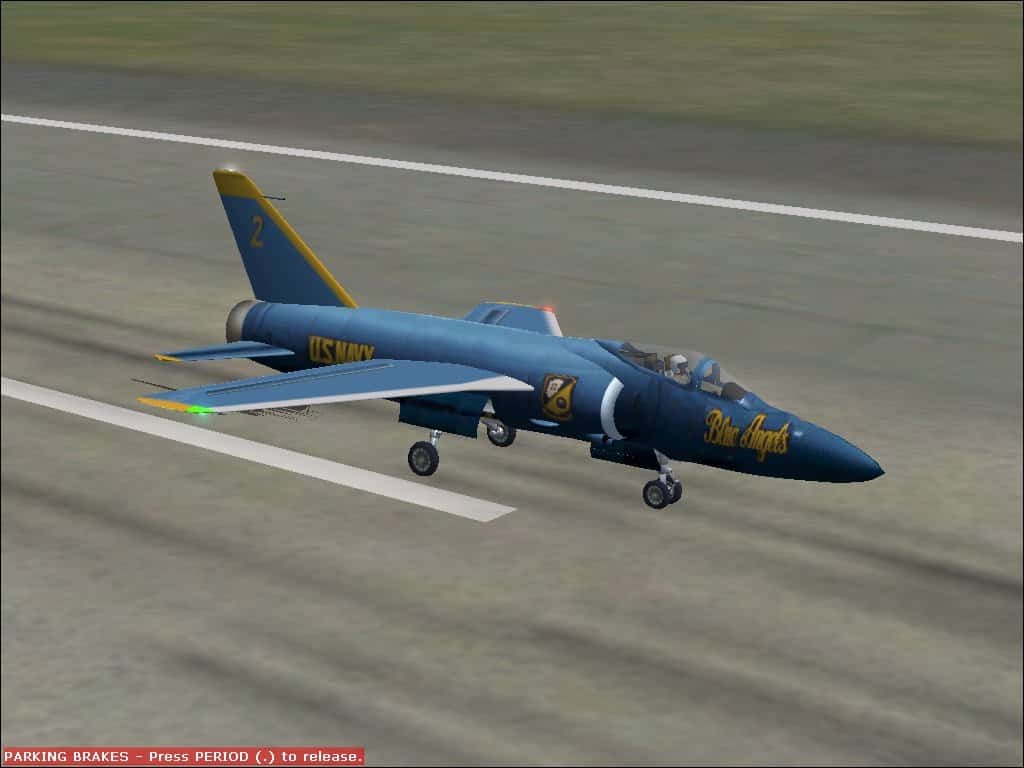 Fs2004 Grumman F11 Tiger Blue Angels - Flight Simulator 2004 Mod