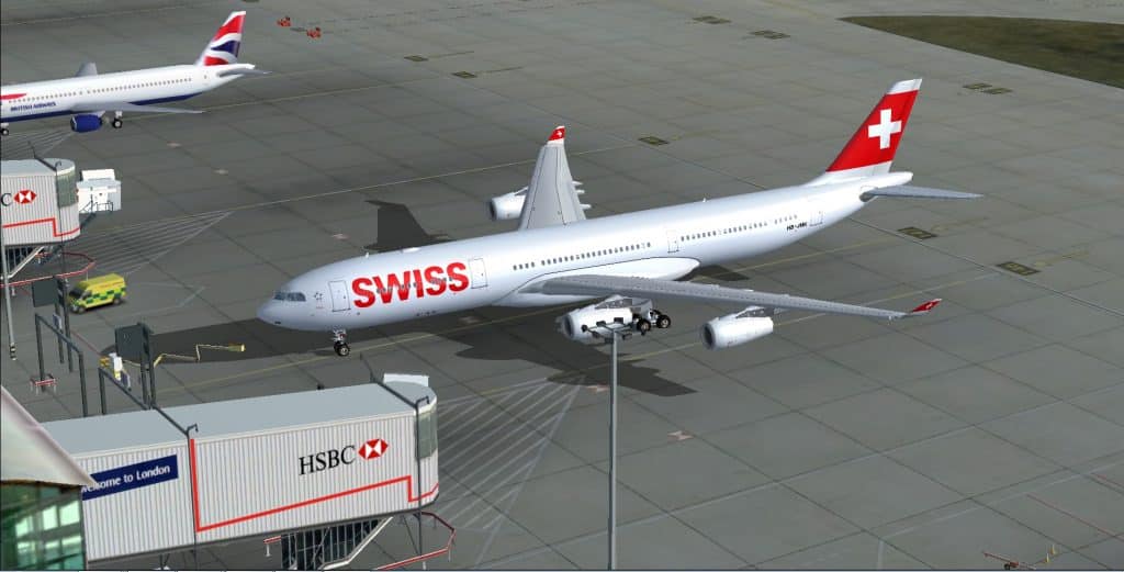 Airbus A340313X Swiss International Airlines Package Microsoft