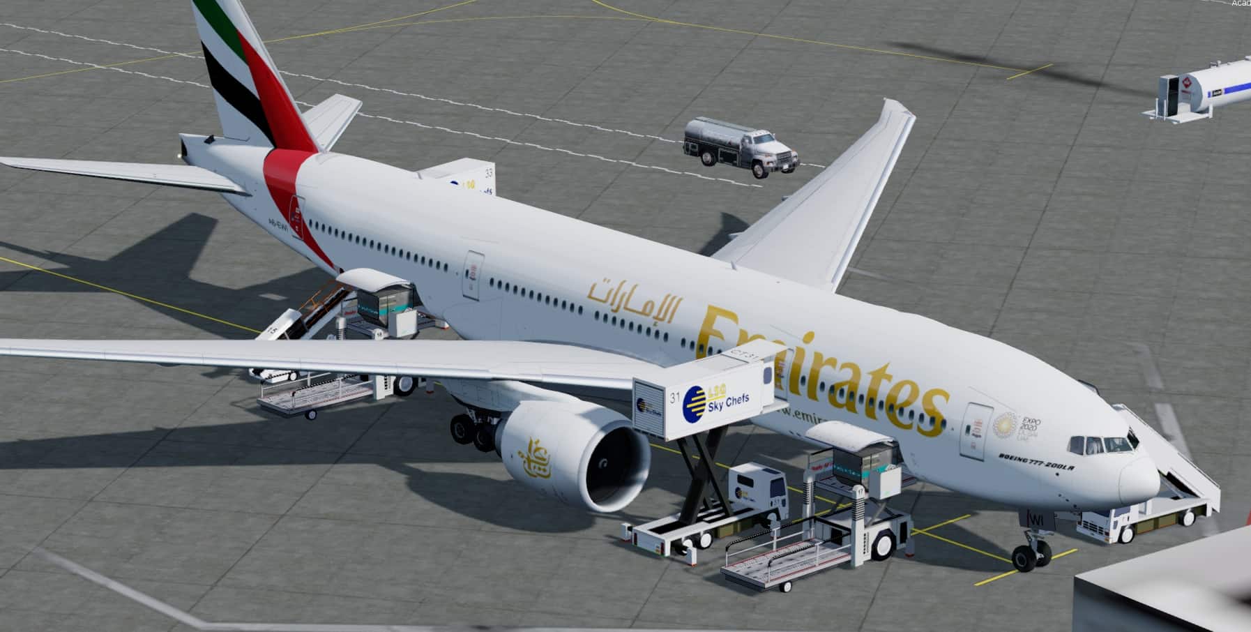 Fsx P3d Boeing 777 200lr Emirates Package Microsoft Flight Simulator 2020 Mod