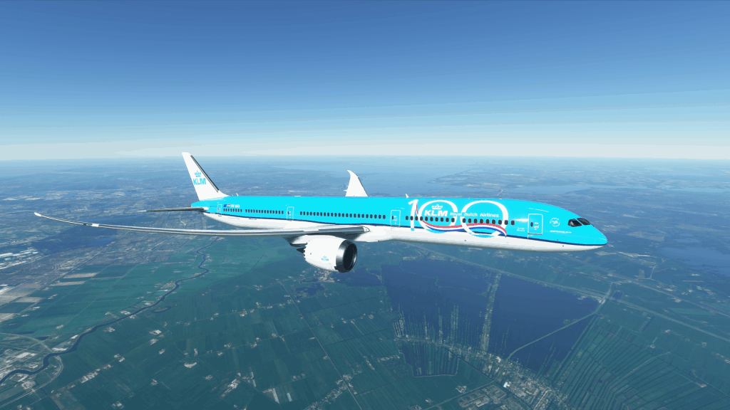 KLM B787 10 Orange Blossom Microsoft Flight Simulator 2020 Mod