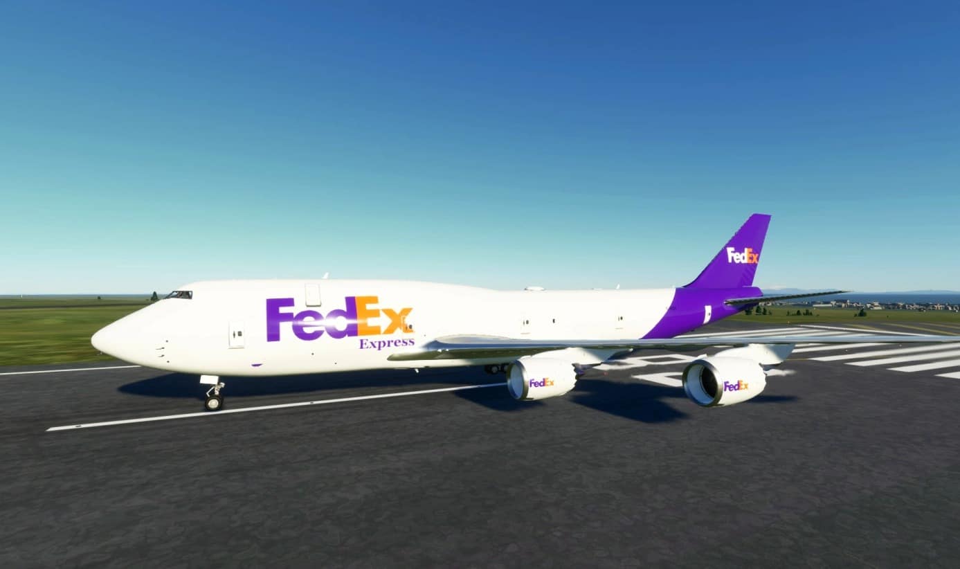 Boeing 747 8f Fedex Cargo Livery V1 5 Msfs2020 Liveries Mod