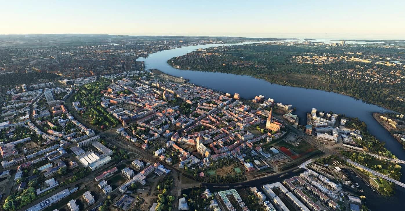 Rostock City Scenery v1.0 Flight Simulator Addon / Mod