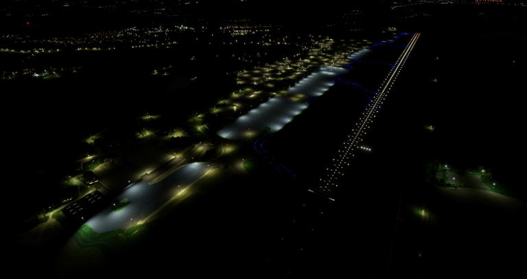 Ramstein AFB Germany Night Lighting Enhancement And Selection Of 