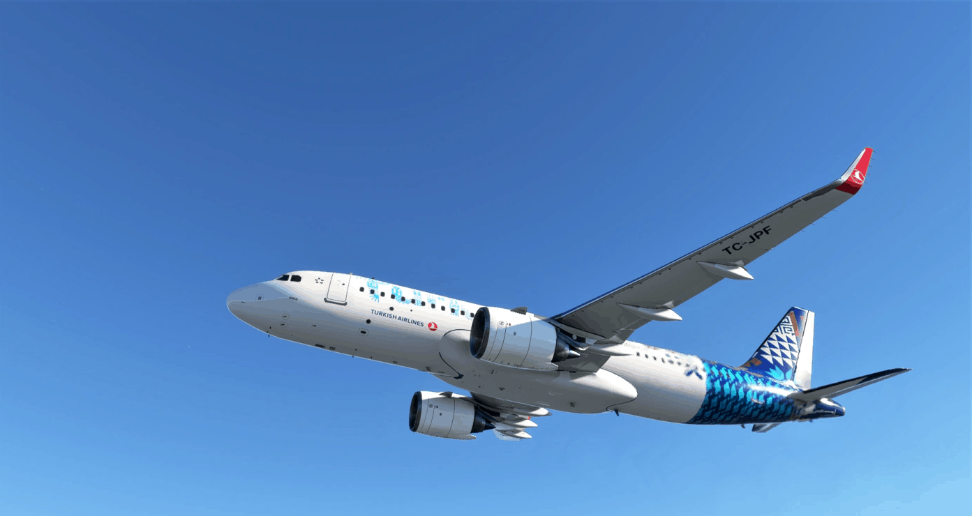 Turkish Airlines Airbus A320 Turkey Paint V1 0 Msfs2020 Liveries Mod