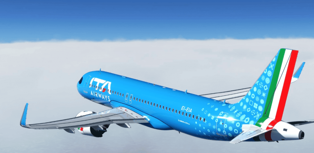ITA Airways **NEW AIRLINES** A320 Neo v1.0 - MSFS2020 Liveries Mod