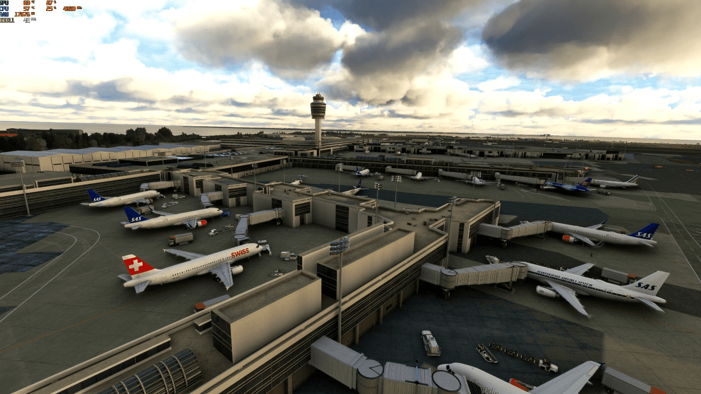 Copenhagen Kastrup EKCH default airport UPGRADE v1.0 (1) Flight