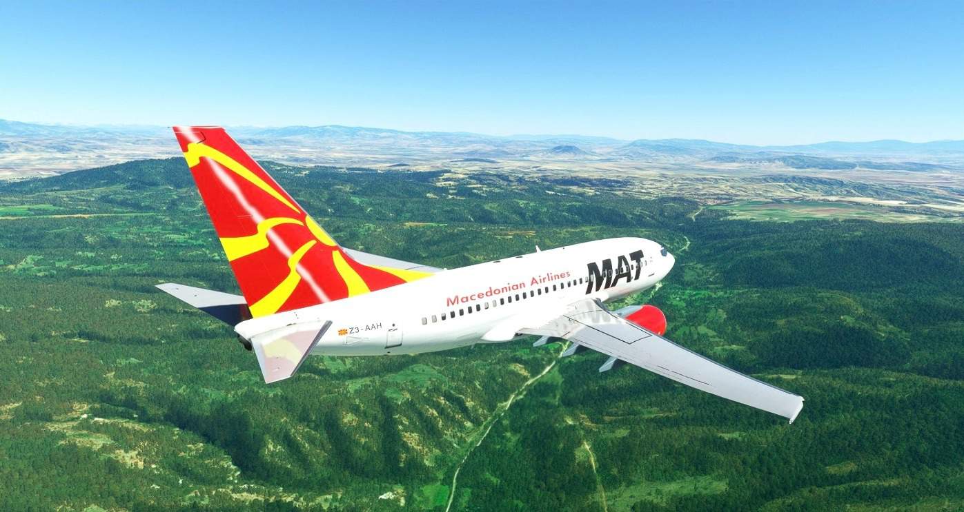 rive ned Forge fatning PMDG 737-600 MAT Macedonian Airlines (Z3-AAH) v1.0 - MSFS2020 Liveries Mod