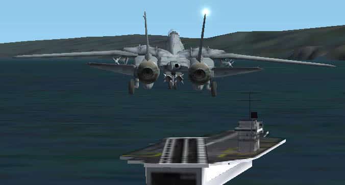 CARRIER ILS SYSTEM FOR CARRIER CVN-64 NEAR SAN FRANCISCO