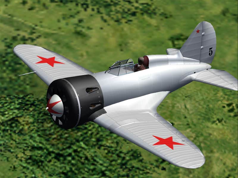 CFS2/ FS2002 Polikarpov I-16 Tip 5 version 2.0