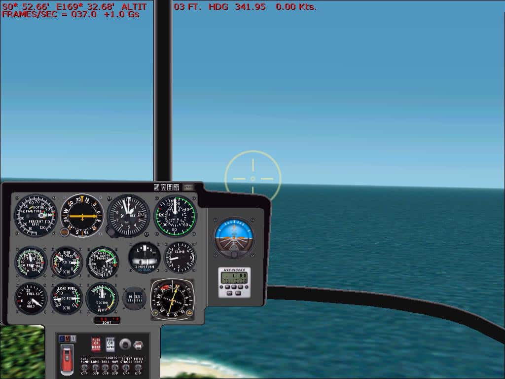 FS 2000/2002 and CFS II HH-43B Husky Panel