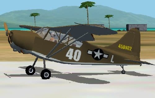 FS2000/2002 Stinson L-5B from the PTO of WWII