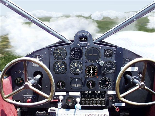 FS2000/FS2002 Stinson Reliant SR-10 panel