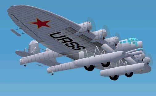 FS2002 1933 Kalinin K-7 Bomber