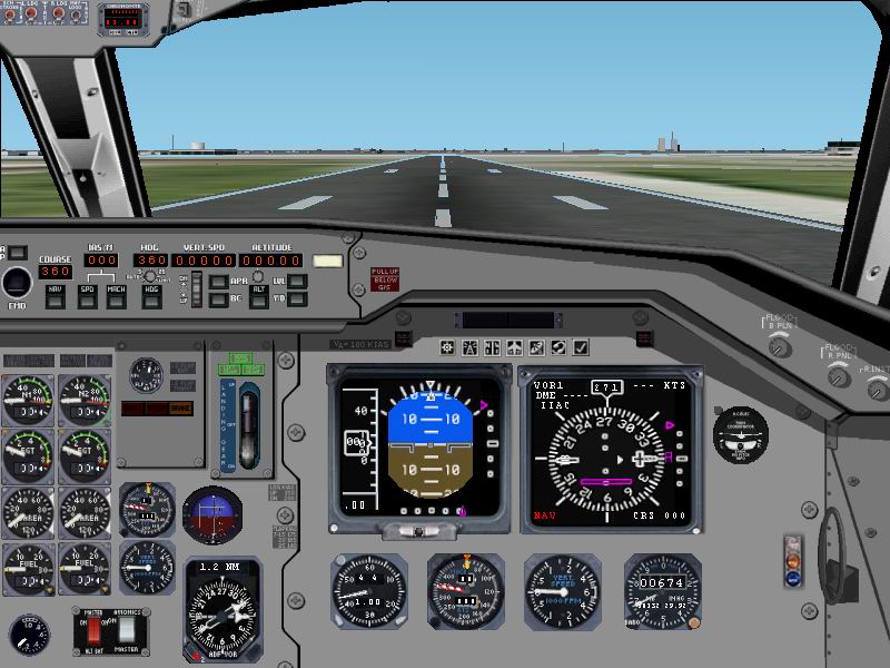 FS2002 A 320-200 Co-pilot panel
