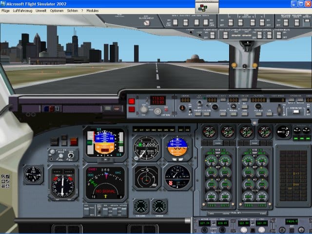 FS2002 Avro ARJ Panel