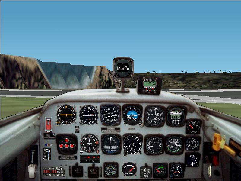 FS2002 Beech T-34 “Mentor” Panel