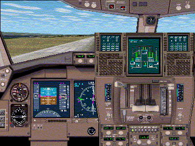 FS2002 Boeing 767 Panel