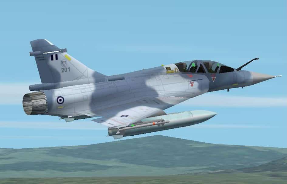 FS2002 Dassault Mirage 2000BG