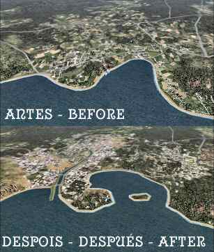 FS2002 Donosti coastline, Spain