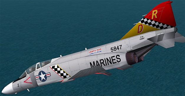 FS2002 F-4J Phantom II of VMFA-312