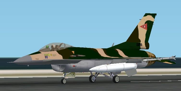 FS2002 Fuerza Aerea Venezolana F-16A