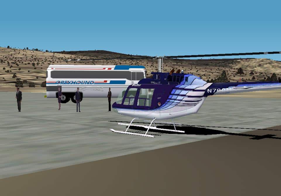 FS2002 Helicopter Scenery – Colorado Fire/Rescue related scenery