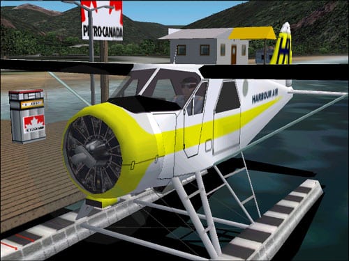 FS2002 Pemberton BC floatplane scenery
