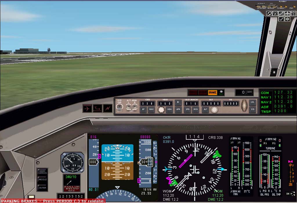 FS2002 Pro Saab 2000 Panel Version 0.9