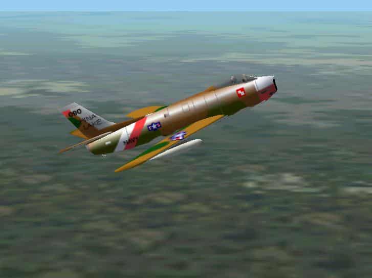 FS2002 QF-86H US NAVY Drone