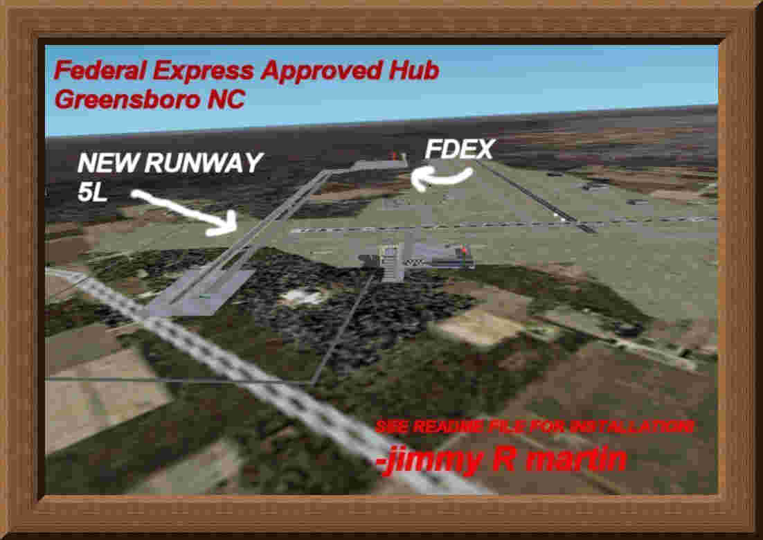 FS2002 SCENERY Fed-Ex Hub (FDEX)