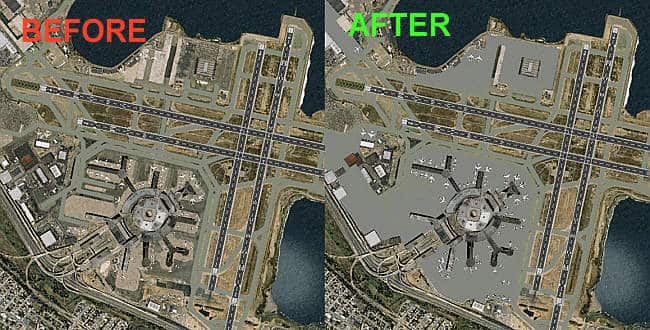 FS2002 San Francisco Intl Apron & Jetways