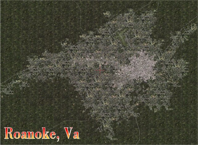 FS2002 Scenery–Roanoke, Va