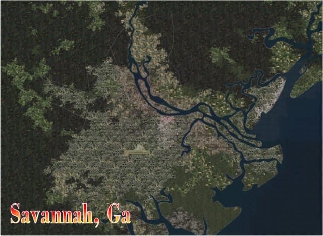 FS2002 Scenery–Savannah, Ga