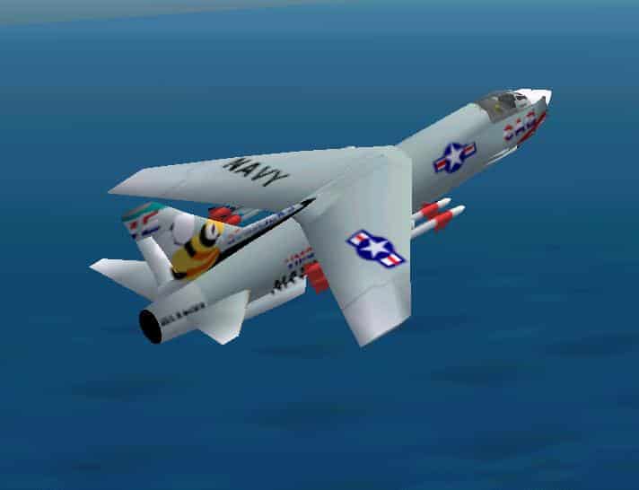 FS2002 USN F8-A CRUSADER