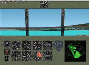 FS2002 WWII Japanese ships panel With radar