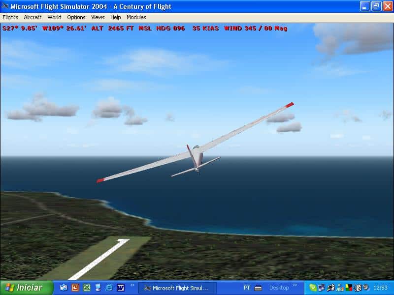 FS2002/2004 Pascua Island, South America, V1, Soaring Scenery