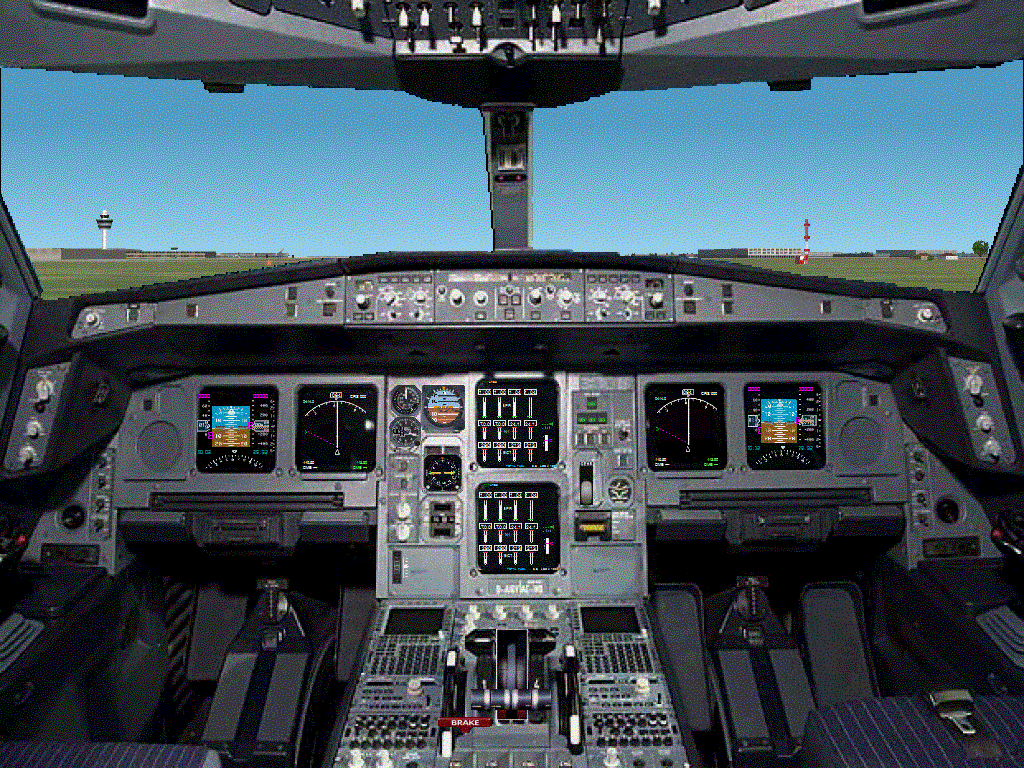 FS2002pro Jump seat Panel Airbus A340