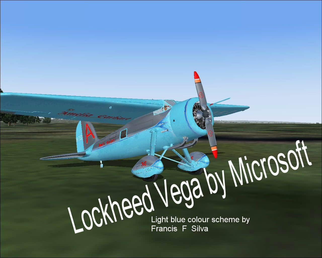 FS2004 Amelia Earhart’s Lockheed Vega