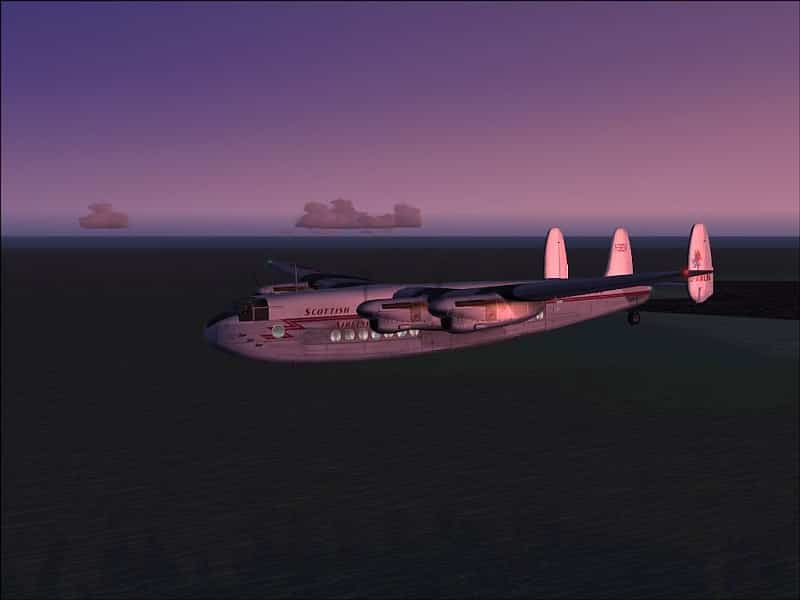 FS2004 Avro York in Scottish Airlines Textures only