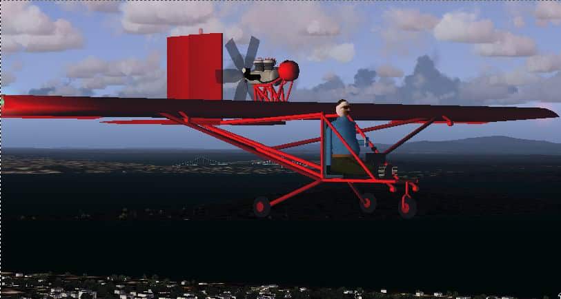 FS2004 Cricket-E Ultralight