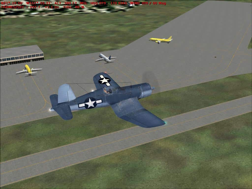 FS2004 F4U-1A Corsair