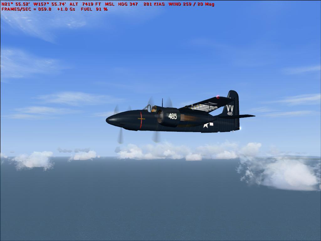 FS2004 F7F-3 Tigercat