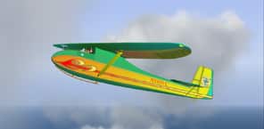 FS2004 Grunau Baby II Glider-Maui Soaring Club Textures only