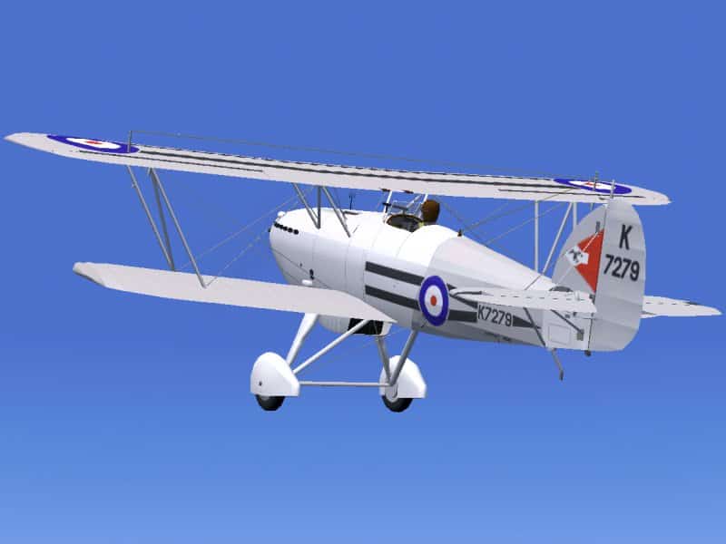 FS2004 Hawker Fury MkII