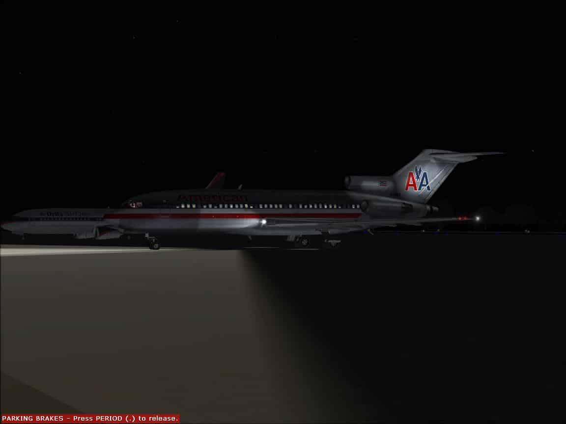 FS2004 Night textures are to be used with Captian Sims 727-100 and 727-100 cargo