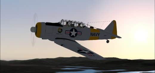 FS2004 North American SNJ-5 US Navy