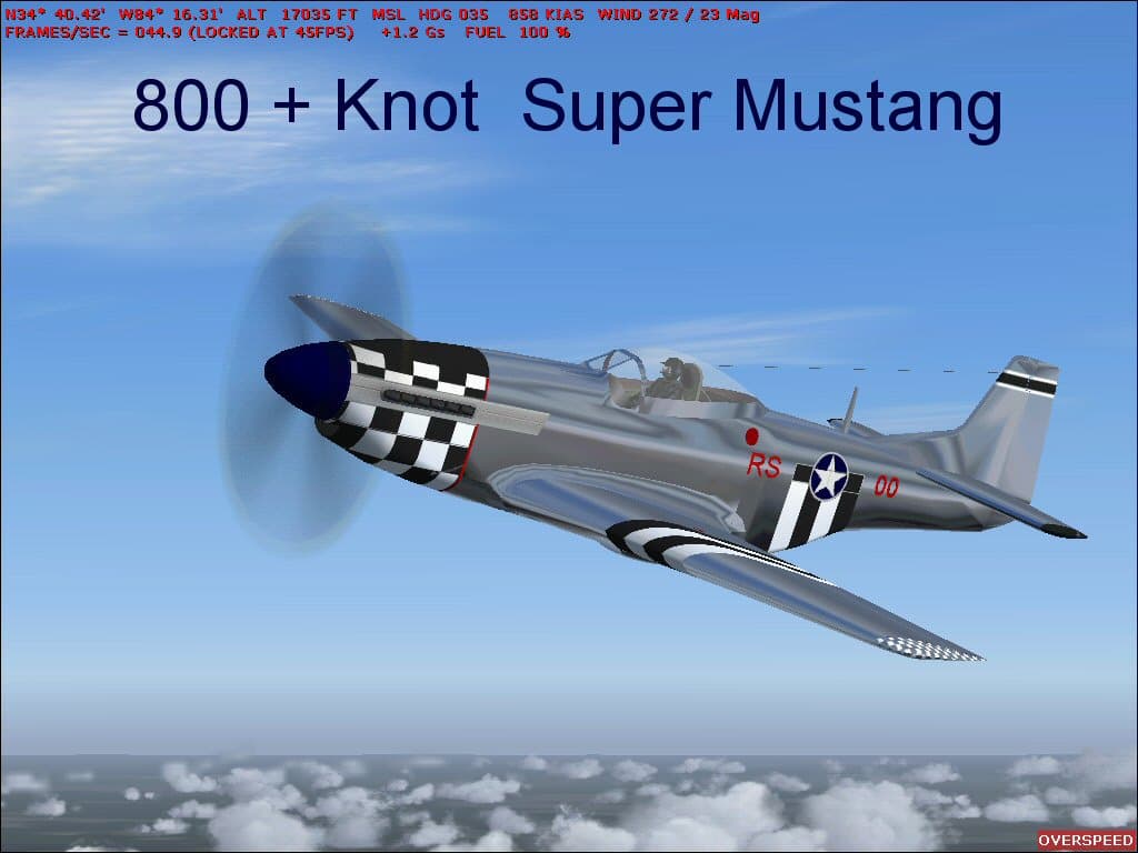 FS2004 P-51 Mustang ‘Wild Horse’
