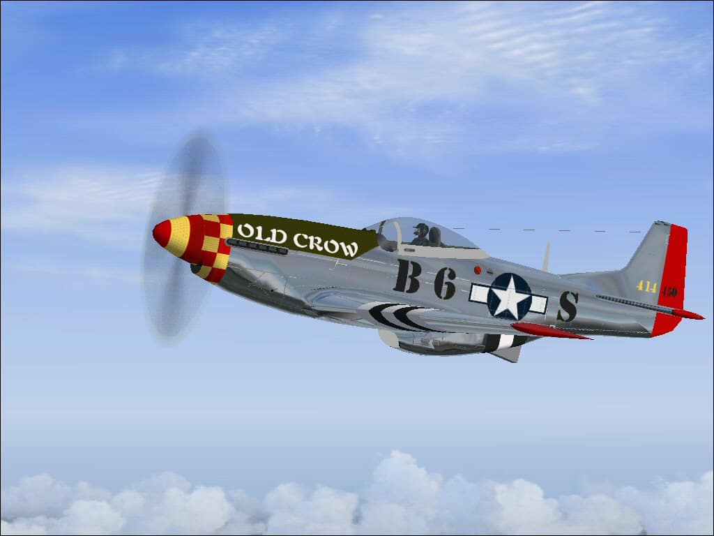 FS2004 P-51D Mustang Old Crow