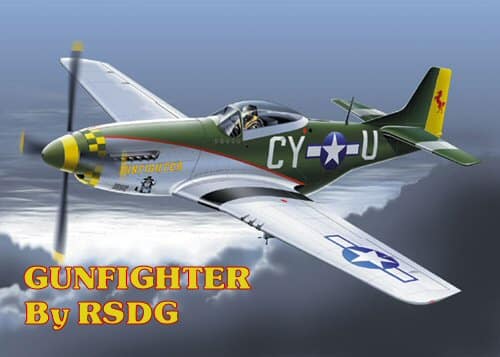 FS2004 P51 Mustang D ” Gunfighter ” Piloted by Brigadier General Reg Urschler