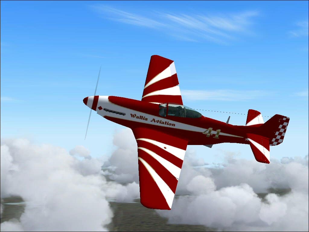 FS2004 P51 Mustang D “Wallis Reno Racer”